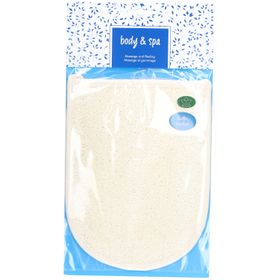 HERBA Gant en loofah et tissu éponge