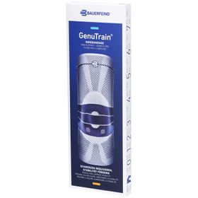 BAUERFEIND® GenuTrain® Genouillère avec bord en silicone taille 4 titan