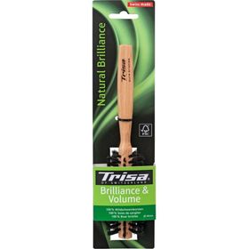 TRISA Natural Brillance Brosse à cheveux ronde