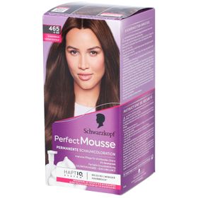 Schwarzkopf Perfect Mousse 465 – Mousse colorante permanente brun chocolat