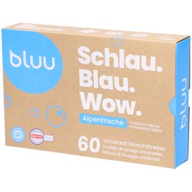 BLUU Feuilles de lavage universelles fraîcheur alpine
