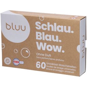 BLUU Feuilles de lavage universelles sans parfum