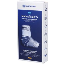 BAUERFEIND® Malleotrain® S Chevillère taille 5 gauche titane