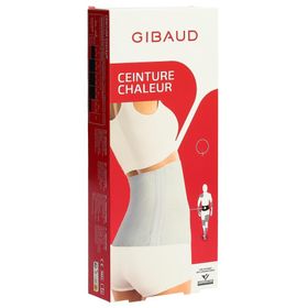 GIBAUD Ceinture thermique dos écrue 25 cm Taille S