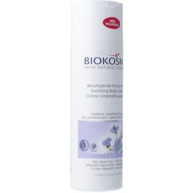 Biokosma Crème apaisante pour le corps Lin des Alpes bio et avoine bio