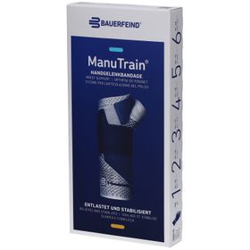 MANUTRAIN Orthèse de poignet Taille 2 gauche titane