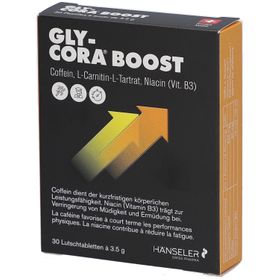 Gly-Cora Boost Comprimés à sucer - soutien pour l'énergie et la concentration