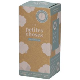 LES PETITES CHOSES Tampons en coton bio avec applicateur Normal