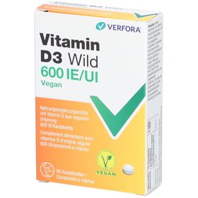 Verfora Vitamin D3 Wild 600 UI Vegan