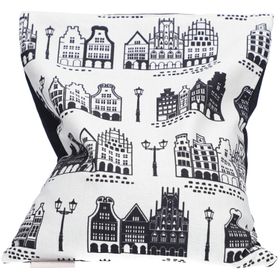 HERZZUCKER® Coussin Chauffant aux Graines de colza 26 x 21 cm Vieille Ville