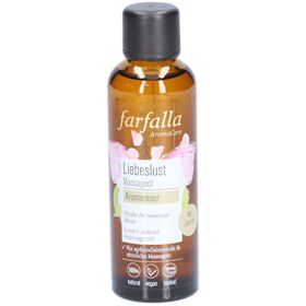 FARFALLA Aromamour Huile de massage désir