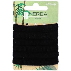 HERBA Fashion Élastique à cheveux Ø5cm Noir