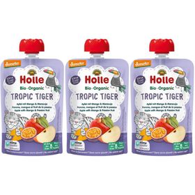 HOLLE Tropic Tiger - Gourde pomme, mangue et fruit de la passion