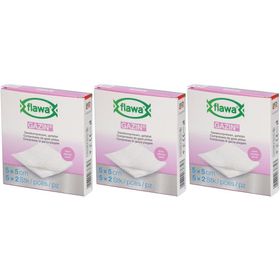 flawa® GAZIN® Compresses de gaze pliées 5 x 5 cm