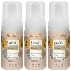 farfalla Pamplemousse Mousse soyeuse nettoyante 120ml