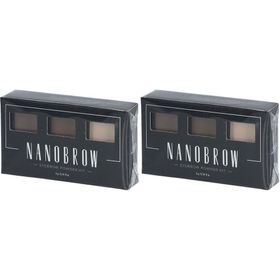 NANOBROW Kit poudre à sourcils foncé