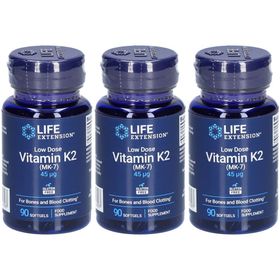 LIFE EXTENSION® Low Dose Vitamine K2 45µg