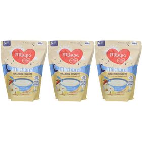 MILUPA Bonne Nuit Bouillie de lait complet aux fruits