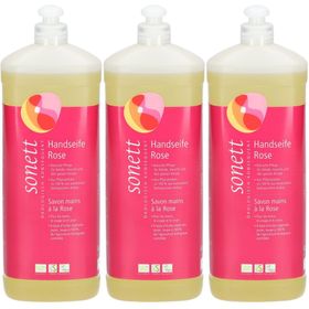 SONETT Savon liquide mains, visage & corps à la rose
