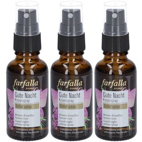 FARFALLA Spray pour oreiller Bonne nuit Dors bien Lavande