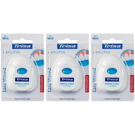TRISA Fil Dentaire Easy Waxed Menthe Xylitol 40 m
