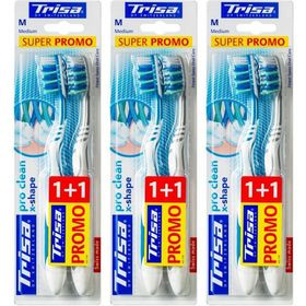 TRISA brosses à dents extra duo souples