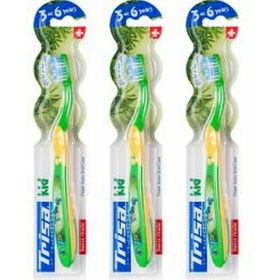 TRISA brosses à dents pour enfant 3-6 ans duo