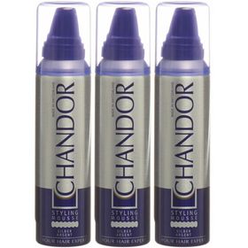 CHANDOR COLOUR Mousse coiffante Argenté