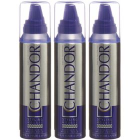 CHANDOR COLOUR Mousse coiffante Gris foncé