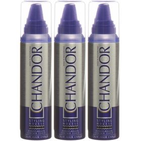 CHANDOR COLOUR Mousse coiffante brun foncé