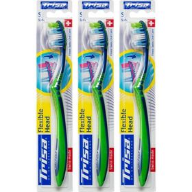 TRISA Brosse à dents souple à tête flexible