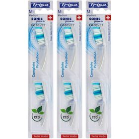 TRISA Sonicpower Têtes de brosse à dents Complete Protection Medium