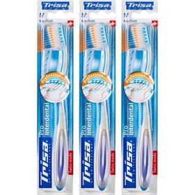 TRISA Brosse à dents médium Pro interdental