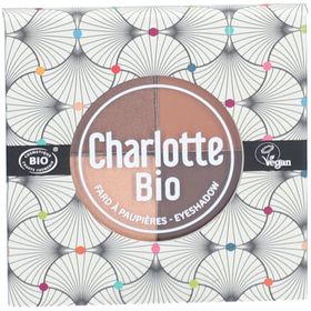 Charlotte Bio La palette de 4 fards à paupières BIO - Nude Brun