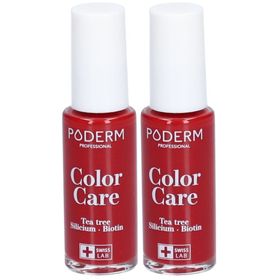 PODERM Color Care Tea Tree Vernis à ongles No 253 Rouge Allure