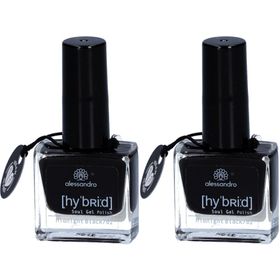 ALESSANDRO Hybrid Soul Gel Polish Midnight Black 02