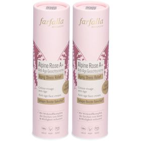 Farfalla Alpine Rose A+ Crème visage anti-âge, Aging Stress Relief