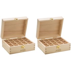 Farfalla Coffret bois pour 20 huiles essentielles