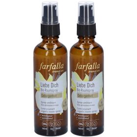 FARFALLA Spray d'intérieur Aimons-nous à la rose bio