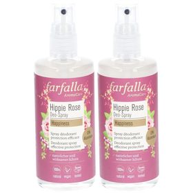 FARFALLA Hippie rose Happiness Spray déodorant protection efficace