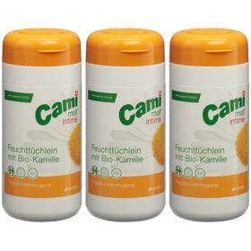 CAMI Moll Lingettes humides intimes à la camomille