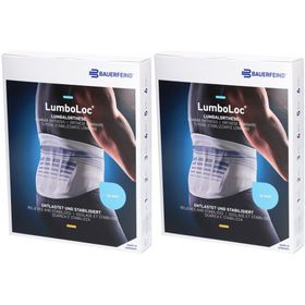 BAUERFEIND® Bandage de soutien dorsal LumboLoc® taille 4 titane