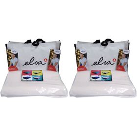 ELSA Coussin pour la nuque 50 x 9 cm Taie velours Ecru