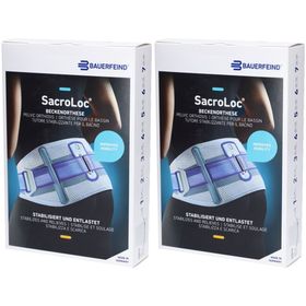 BAUERFEIND® Sacroloc Othèse de stabilisation pour le bassin taille 3 titane