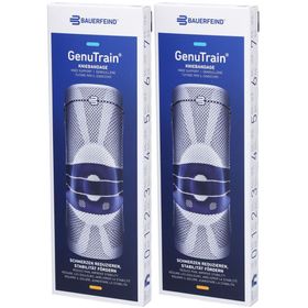 BAUERFEIND® GenuTrain Genouillère active, rotulienne et ligamentaire Taille 5 Titan