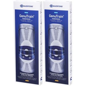 BAUERFEIND® GenuTrain Genouillère active, rotulienne et ligamentaire Taille 5 Comfort titan
