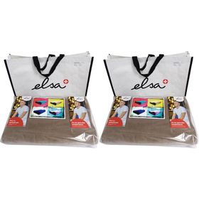 ELSA Coussin pour la nuque 50 x 11 cm Taie velours Sable