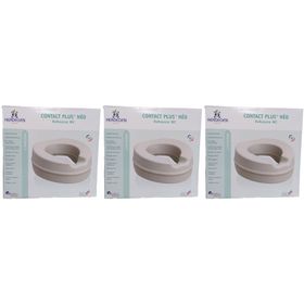 Réhausse de siège de toilette Soft Herdegen - Siège de toilette souple et antidérapant avec surélévation de 11 cm