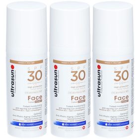 ULTRASUN Crème solaire anti-âge pour le visage teintée miel SPF 30