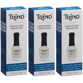 TRIND® Keratin Nail Protector - Base protectrice et fortifiante pour ongles sensibles ou abîmés